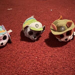 Paw Patrol Plush Trio - Tracker, Rocky, Everest